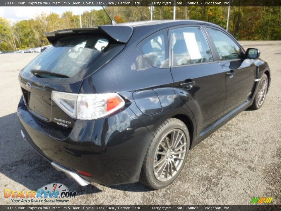 2014 Subaru Impreza WRX Premium 5 Door Crystal Black Silica / Carbon Black Photo #6