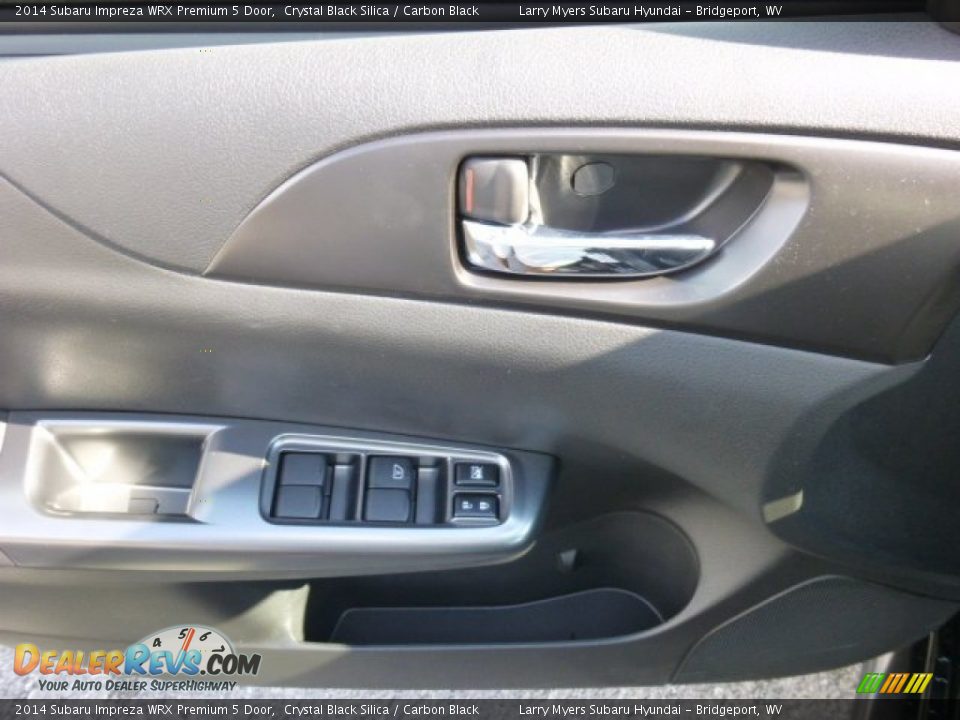 2014 Subaru Impreza WRX Premium 5 Door Crystal Black Silica / Carbon Black Photo #18