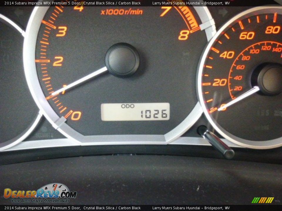 2014 Subaru Impreza WRX Premium 5 Door Crystal Black Silica / Carbon Black Photo #20