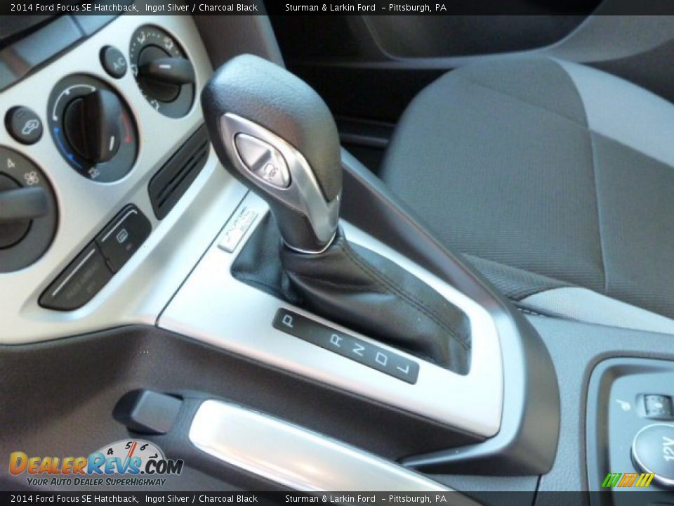 2014 Ford Focus SE Hatchback Ingot Silver / Charcoal Black Photo #12