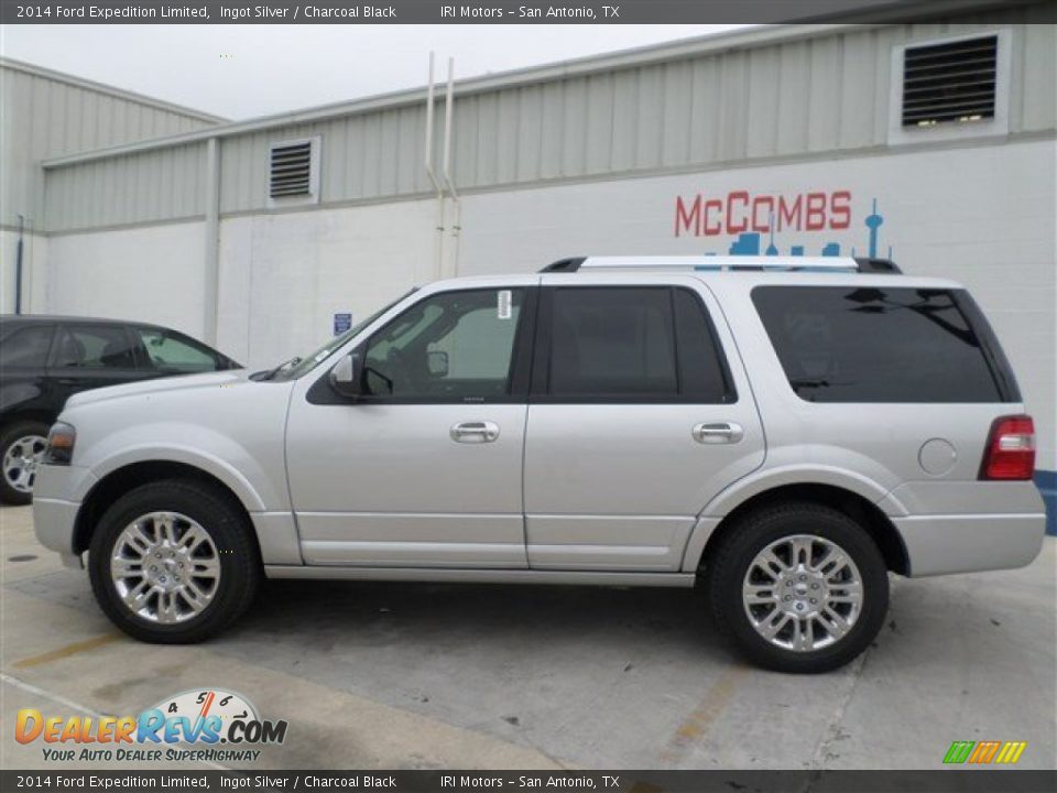 2014 Ford Expedition Limited Ingot Silver / Charcoal Black Photo #2