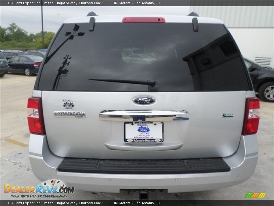 2014 Ford Expedition Limited Ingot Silver / Charcoal Black Photo #4