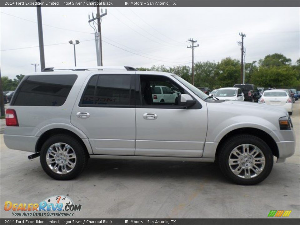 2014 Ford Expedition Limited Ingot Silver / Charcoal Black Photo #6