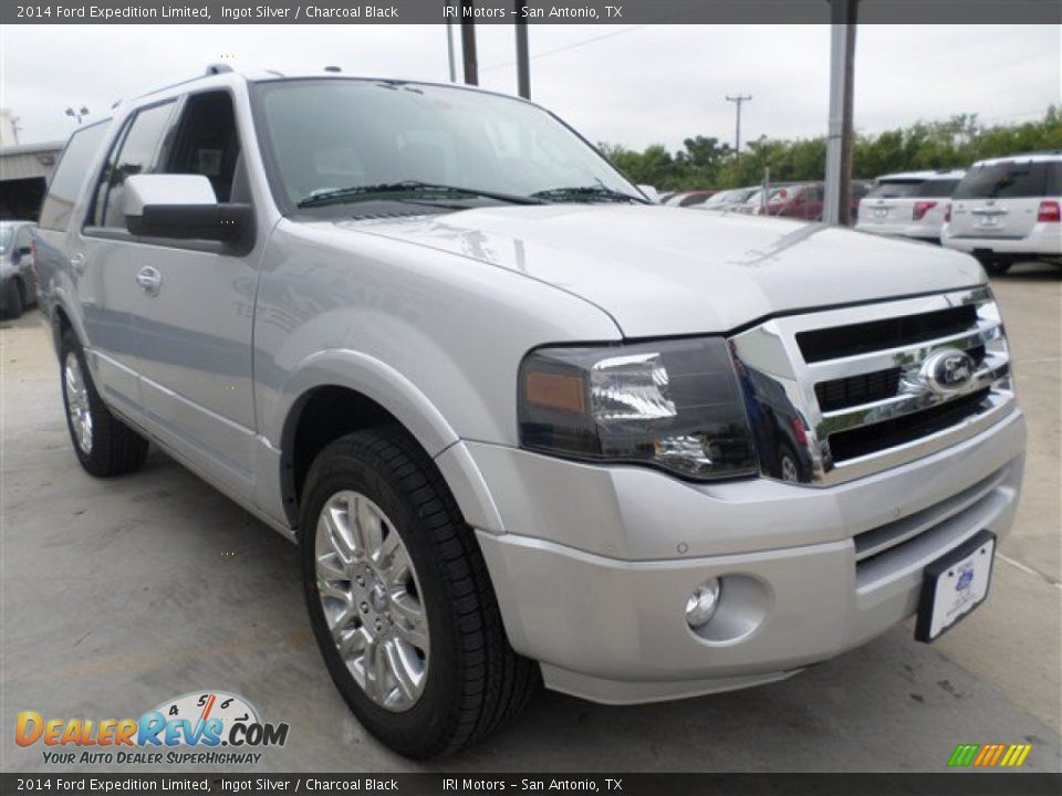 2014 Ford Expedition Limited Ingot Silver / Charcoal Black Photo #7