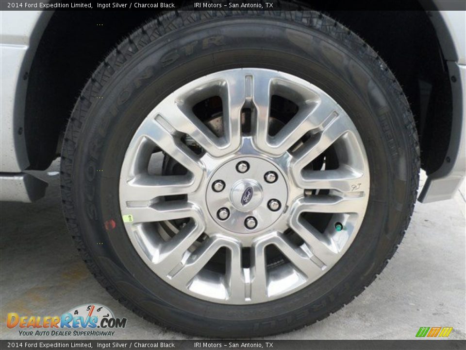 2014 Ford Expedition Limited Ingot Silver / Charcoal Black Photo #8