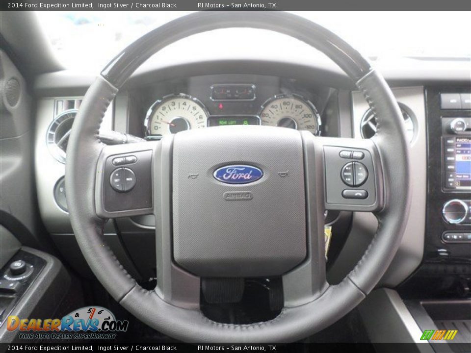2014 Ford Expedition Limited Ingot Silver / Charcoal Black Photo #20