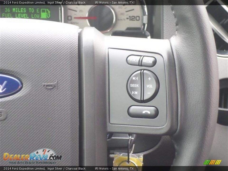 2014 Ford Expedition Limited Ingot Silver / Charcoal Black Photo #22