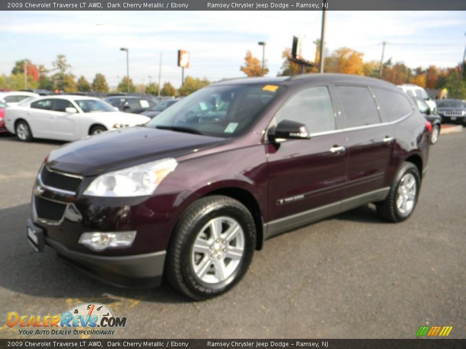 2009 Chevrolet Traverse LT AWD Dark Cherry Metallic / Ebony Photo #1