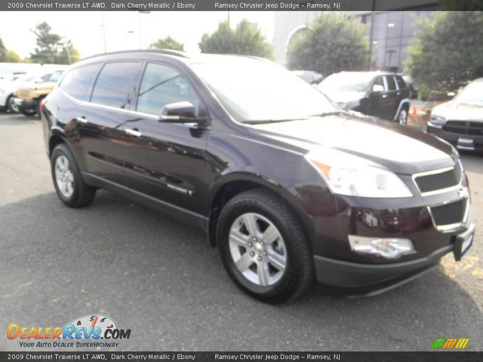 2009 Chevrolet Traverse LT AWD Dark Cherry Metallic / Ebony Photo #4