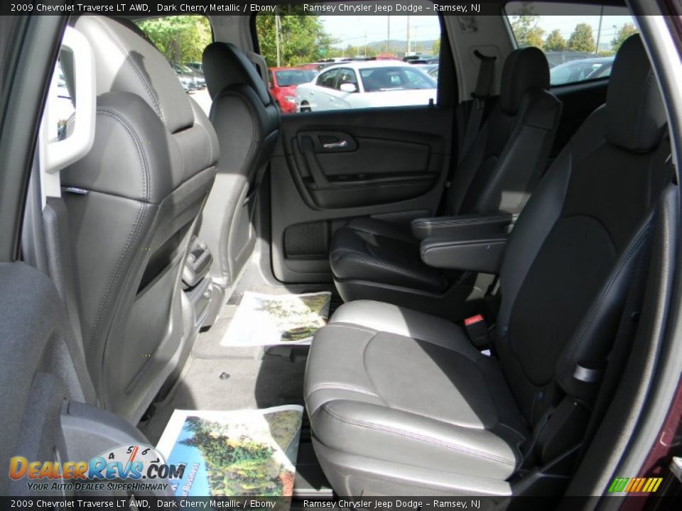 2009 Chevrolet Traverse LT AWD Dark Cherry Metallic / Ebony Photo #11