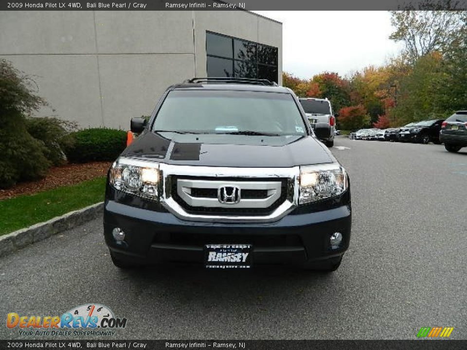 2009 Honda Pilot LX 4WD Bali Blue Pearl / Gray Photo #2