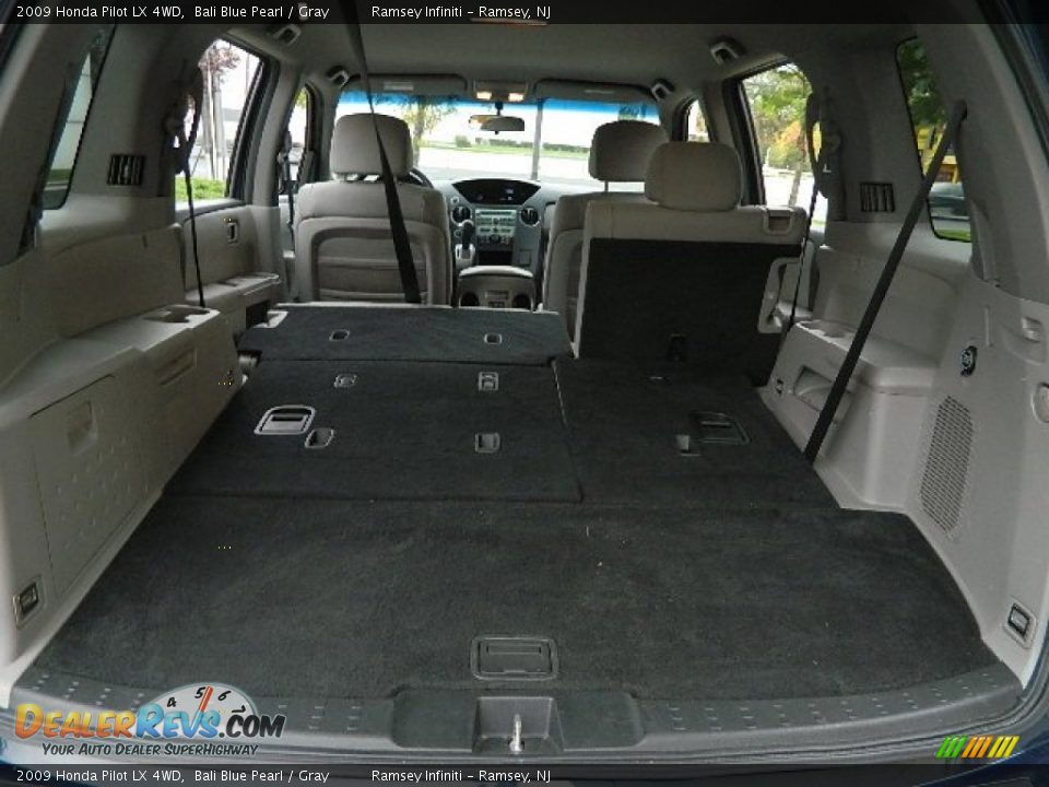 2009 Honda Pilot LX 4WD Bali Blue Pearl / Gray Photo #9