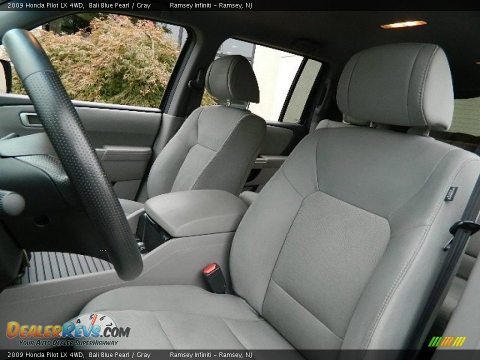 2009 Honda Pilot LX 4WD Bali Blue Pearl / Gray Photo #13