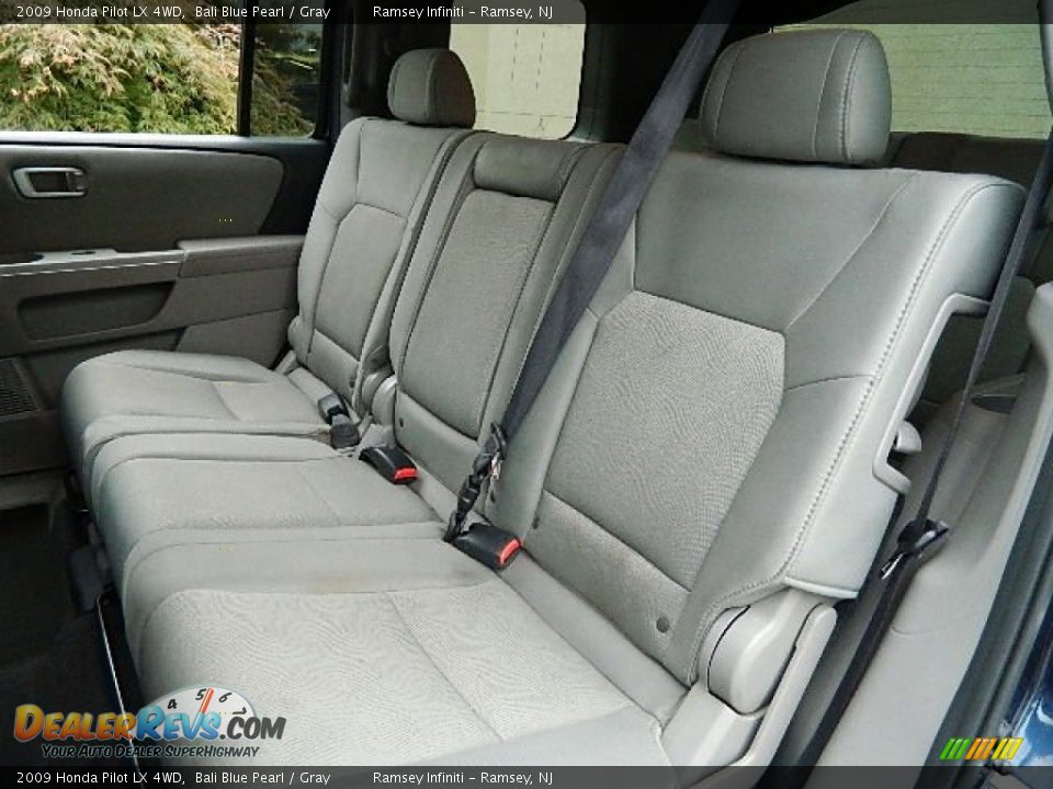 2009 Honda Pilot LX 4WD Bali Blue Pearl / Gray Photo #14