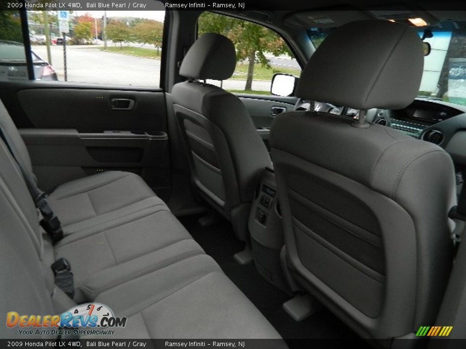 2009 Honda Pilot LX 4WD Bali Blue Pearl / Gray Photo #16