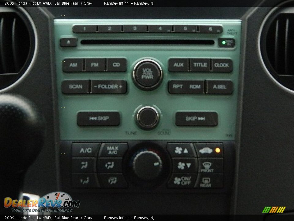 2009 Honda Pilot LX 4WD Bali Blue Pearl / Gray Photo #23