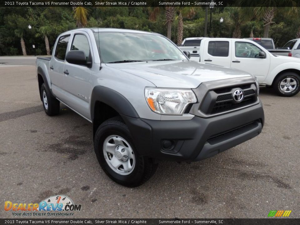 Front 3/4 View of 2013 Toyota Tacoma V6 Prerunner Double Cab Photo #1