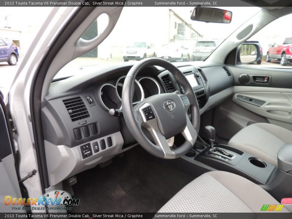 Graphite Interior - 2013 Toyota Tacoma V6 Prerunner Double Cab Photo #3