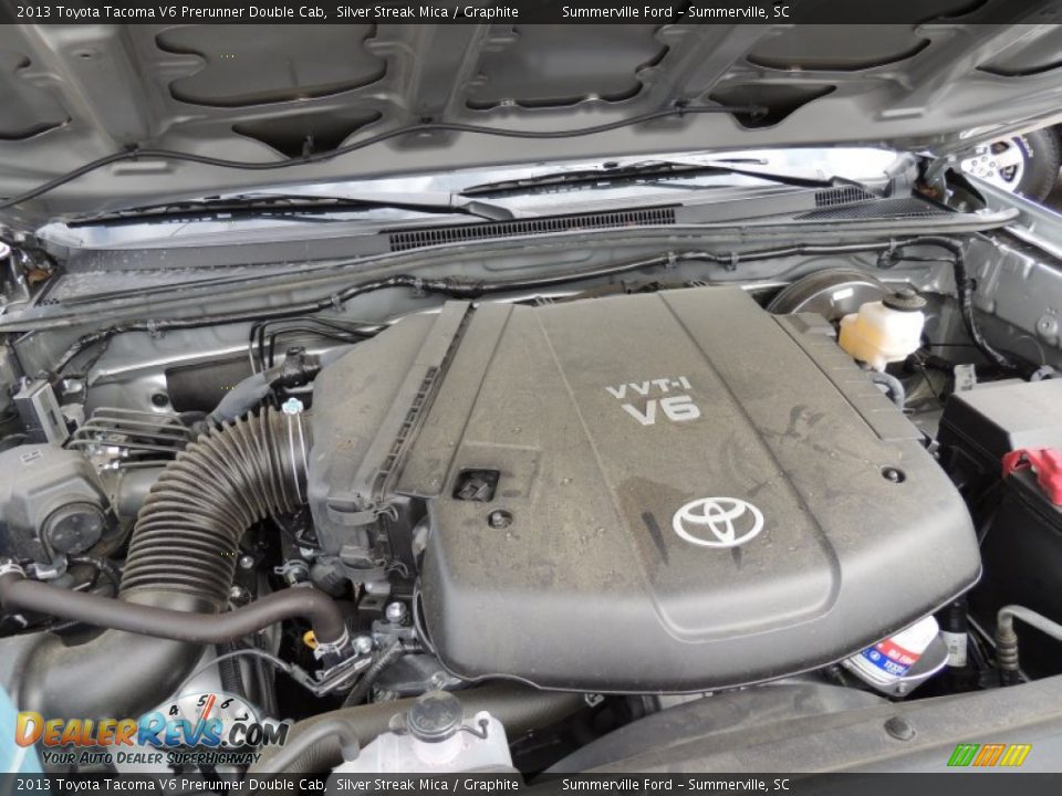 2013 Toyota Tacoma V6 Prerunner Double Cab Silver Streak Mica / Graphite Photo #16