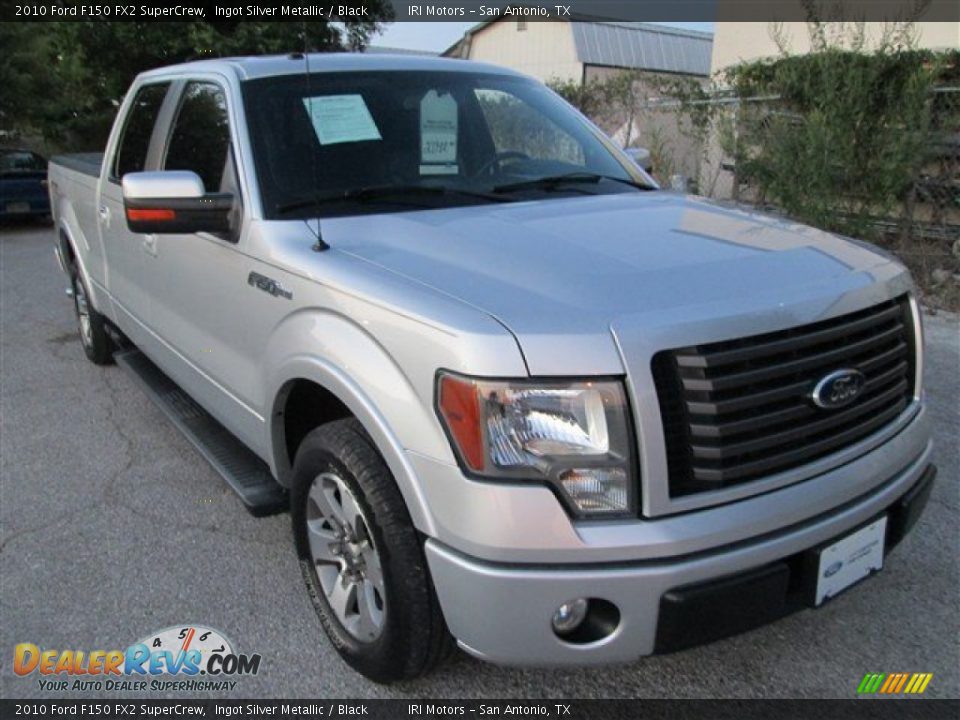 2010 Ford F150 FX2 SuperCrew Ingot Silver Metallic / Black Photo #1