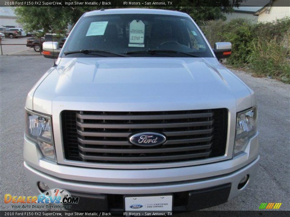 2010 Ford F150 FX2 SuperCrew Ingot Silver Metallic / Black Photo #2