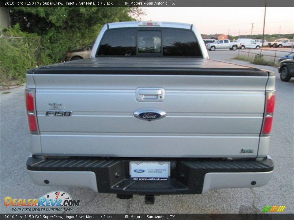2010 Ford F150 FX2 SuperCrew Ingot Silver Metallic / Black Photo #5