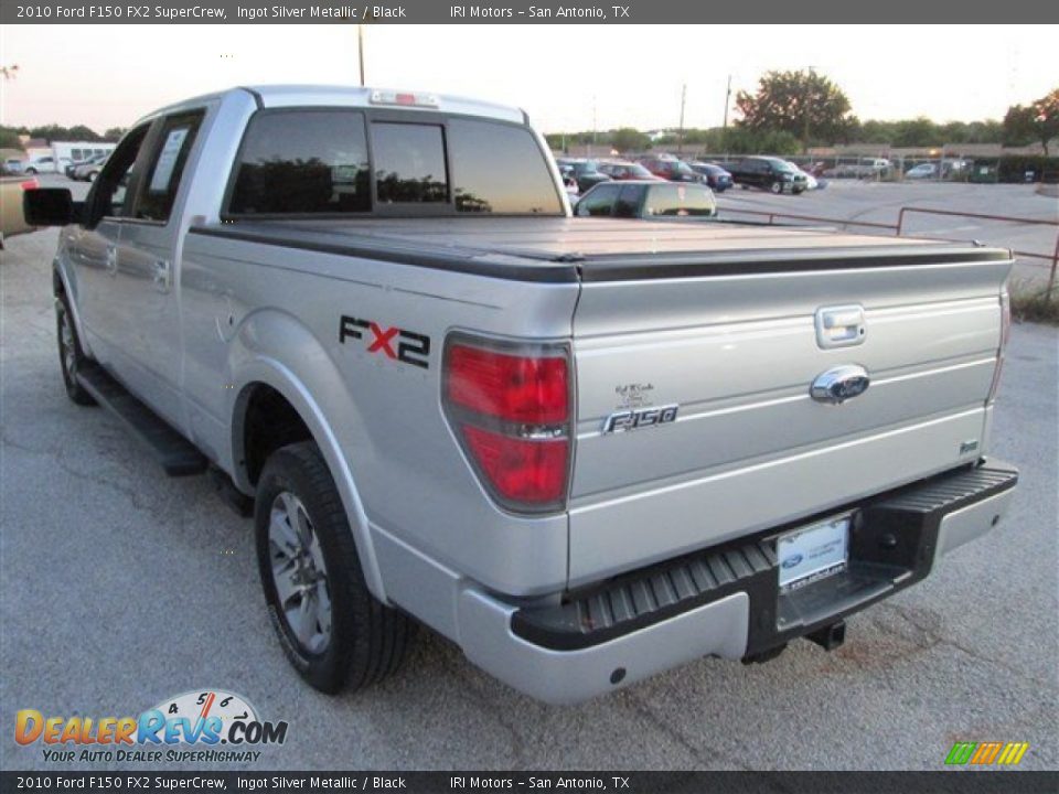 2010 Ford F150 FX2 SuperCrew Ingot Silver Metallic / Black Photo #6