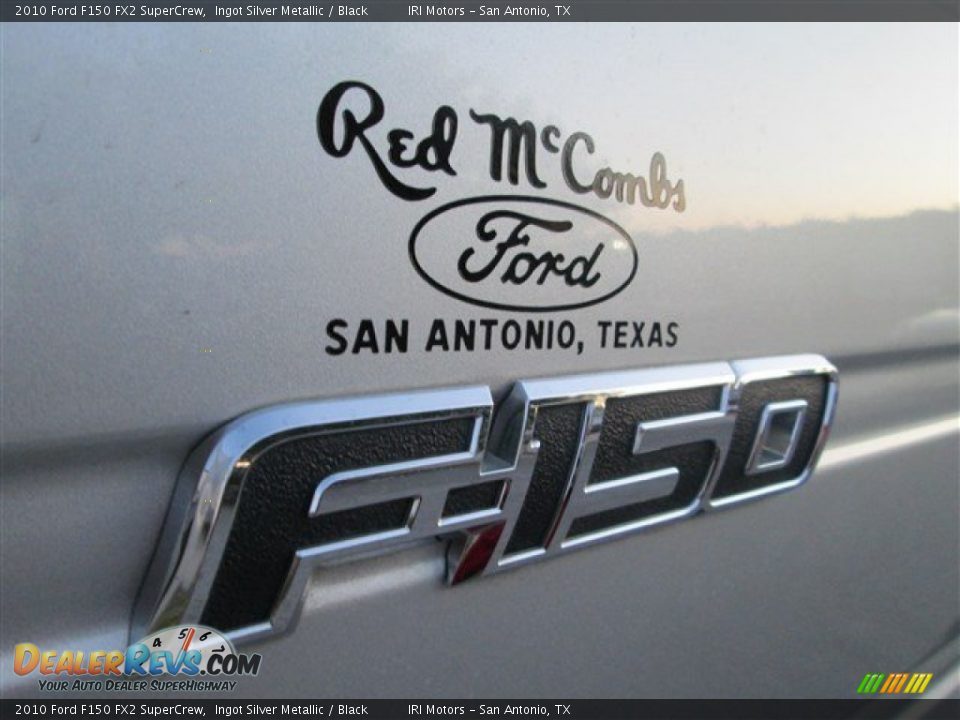 2010 Ford F150 FX2 SuperCrew Ingot Silver Metallic / Black Photo #7