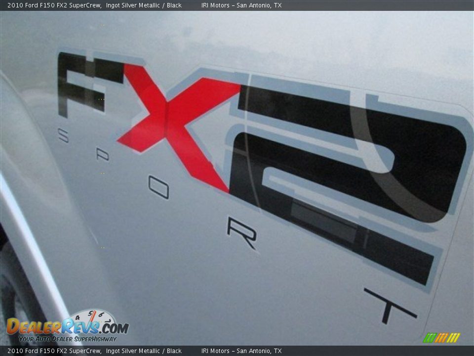2010 Ford F150 FX2 SuperCrew Ingot Silver Metallic / Black Photo #8