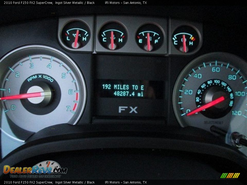 2010 Ford F150 FX2 SuperCrew Ingot Silver Metallic / Black Photo #20