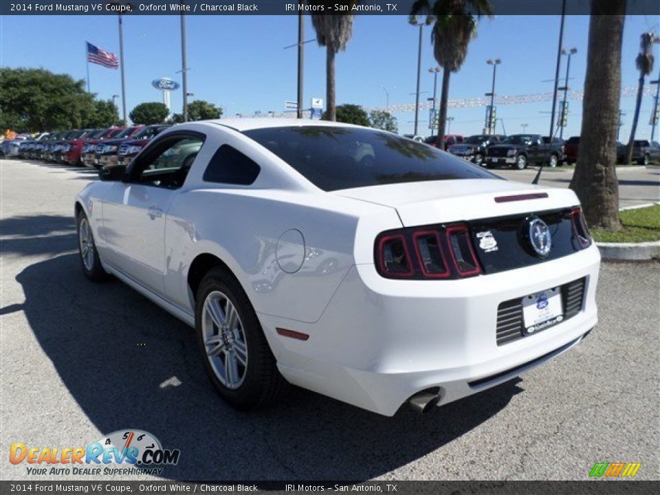 2014 Ford Mustang V6 Coupe Oxford White / Charcoal Black Photo #3