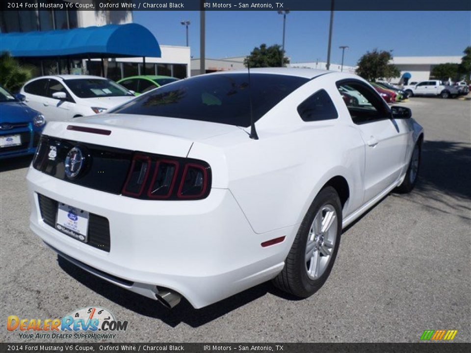 2014 Ford Mustang V6 Coupe Oxford White / Charcoal Black Photo #5