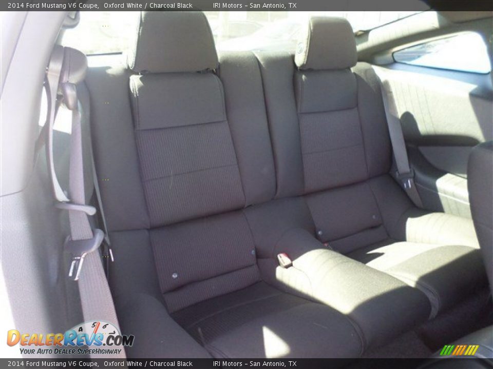 2014 Ford Mustang V6 Coupe Oxford White / Charcoal Black Photo #11