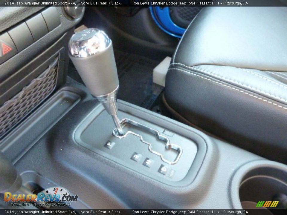 2014 Jeep Wrangler Unlimited Sport 4x4 Hydro Blue Pearl / Black Photo #18