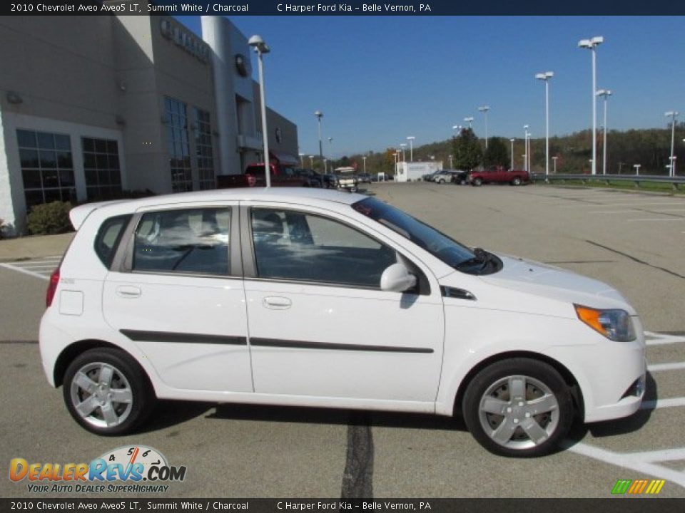 2010 Chevrolet Aveo Aveo5 LT Summit White / Charcoal Photo #2