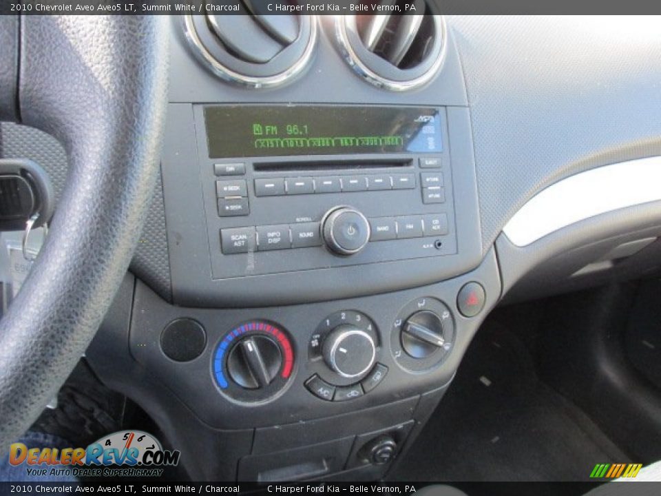 2010 Chevrolet Aveo Aveo5 LT Summit White / Charcoal Photo #17