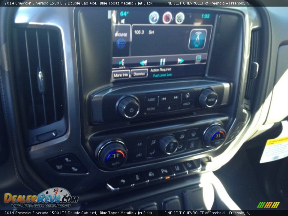 2014 Chevrolet Silverado 1500 LTZ Double Cab 4x4 Blue Topaz Metallic / Jet Black Photo #10