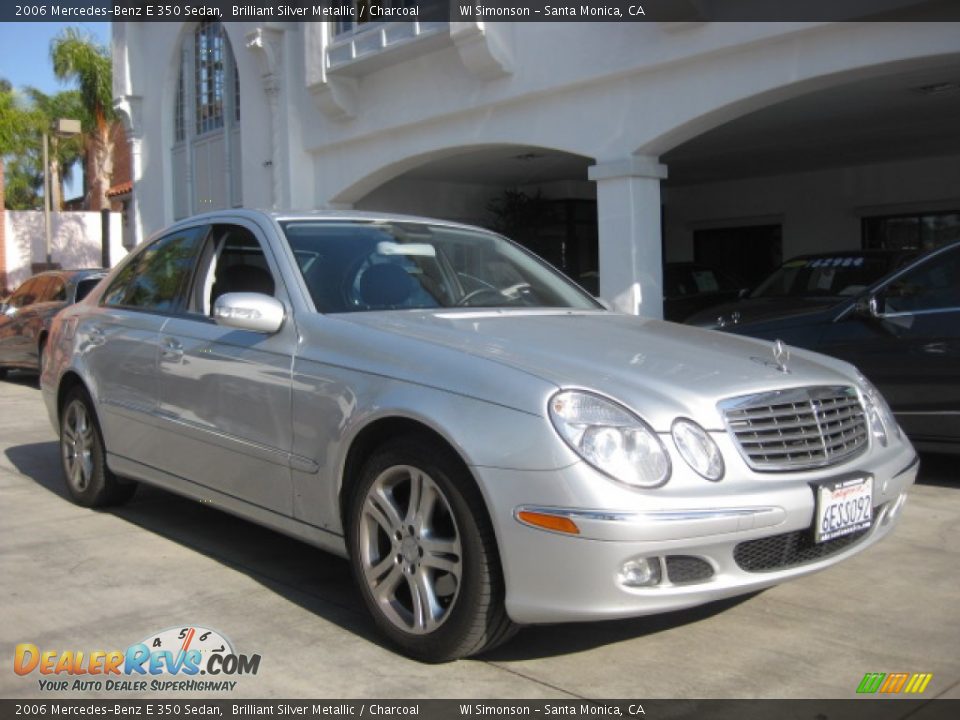 2006 Mercedes-Benz E 350 Sedan Brilliant Silver Metallic / Charcoal Photo #1