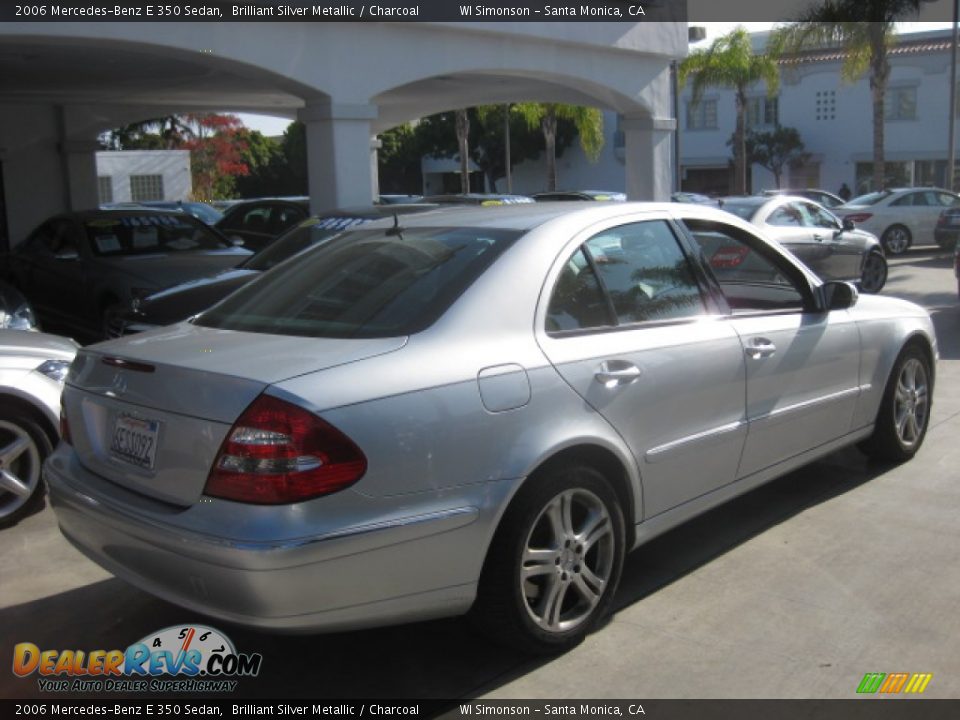 2006 Mercedes-Benz E 350 Sedan Brilliant Silver Metallic / Charcoal Photo #2