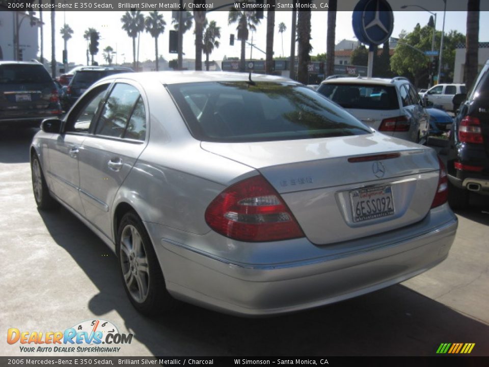 2006 Mercedes-Benz E 350 Sedan Brilliant Silver Metallic / Charcoal Photo #4