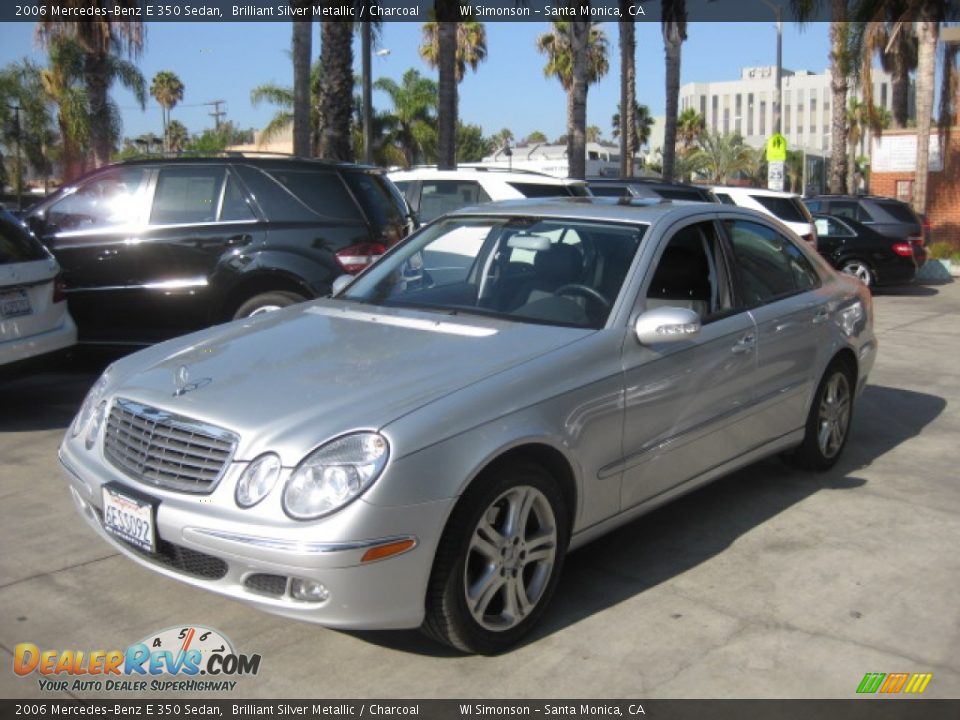 2006 Mercedes-Benz E 350 Sedan Brilliant Silver Metallic / Charcoal Photo #5