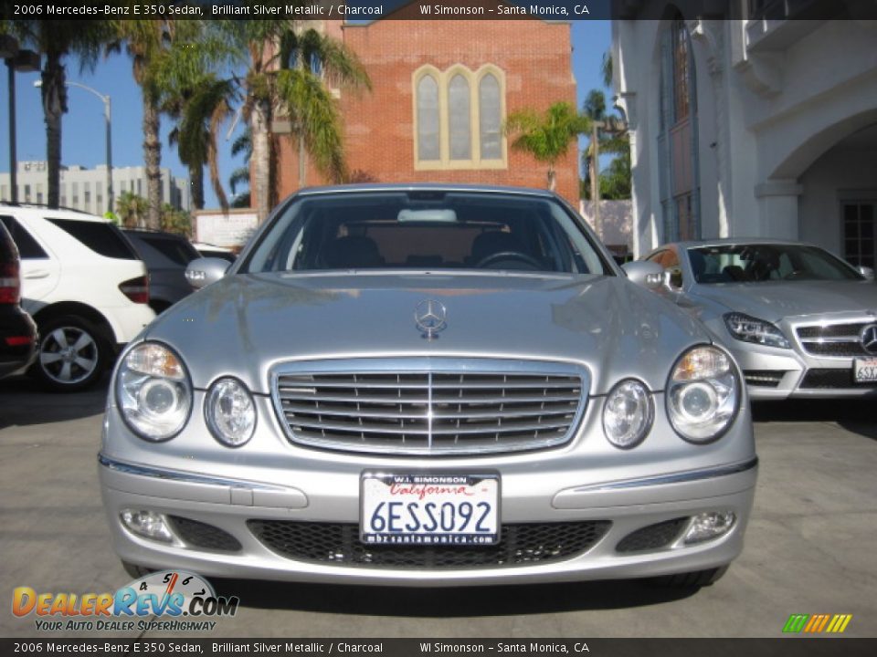2006 Mercedes-Benz E 350 Sedan Brilliant Silver Metallic / Charcoal Photo #6