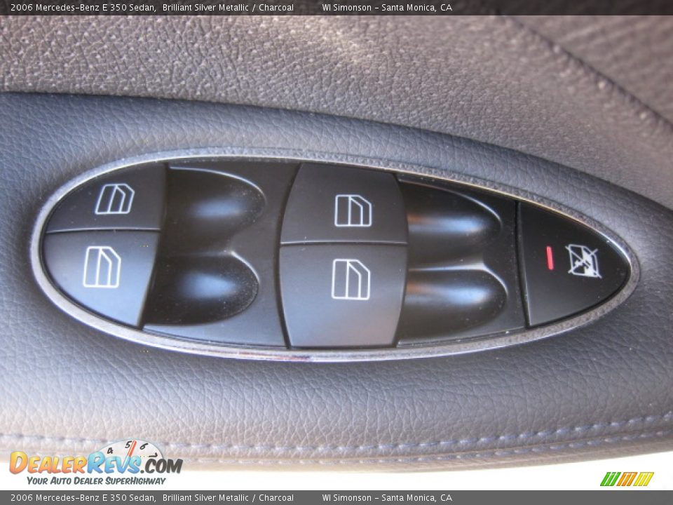 2006 Mercedes-Benz E 350 Sedan Brilliant Silver Metallic / Charcoal Photo #8