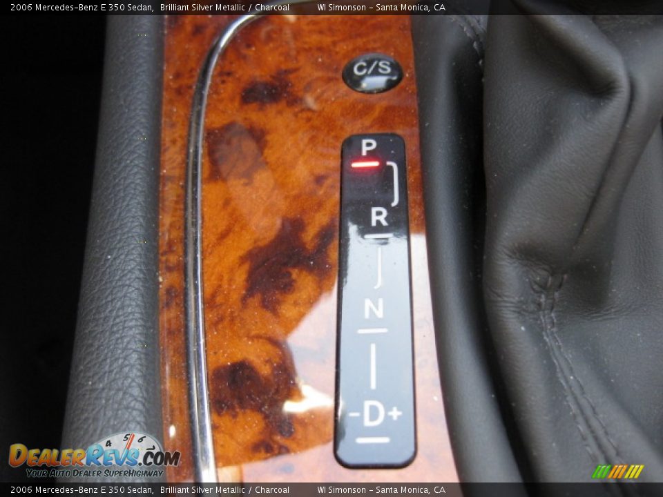 2006 Mercedes-Benz E 350 Sedan Brilliant Silver Metallic / Charcoal Photo #12