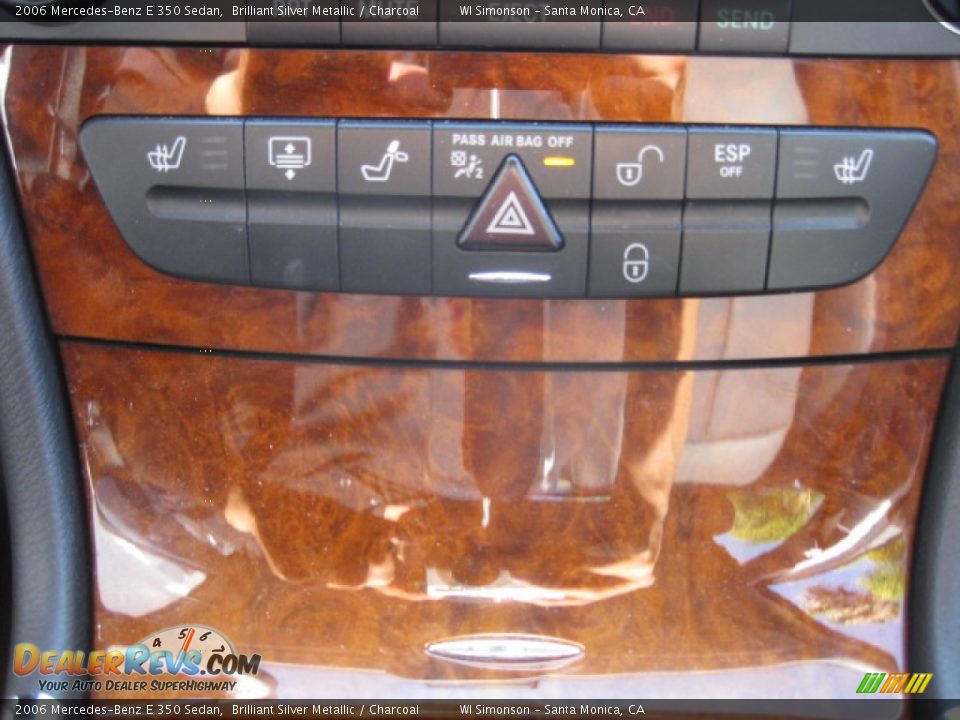 2006 Mercedes-Benz E 350 Sedan Brilliant Silver Metallic / Charcoal Photo #13