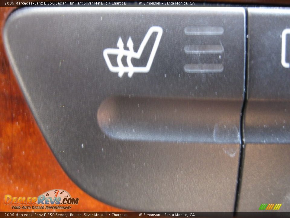2006 Mercedes-Benz E 350 Sedan Brilliant Silver Metallic / Charcoal Photo #14