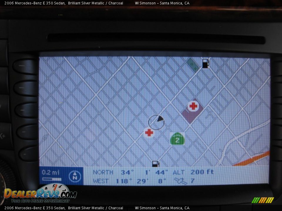 2006 Mercedes-Benz E 350 Sedan Brilliant Silver Metallic / Charcoal Photo #16