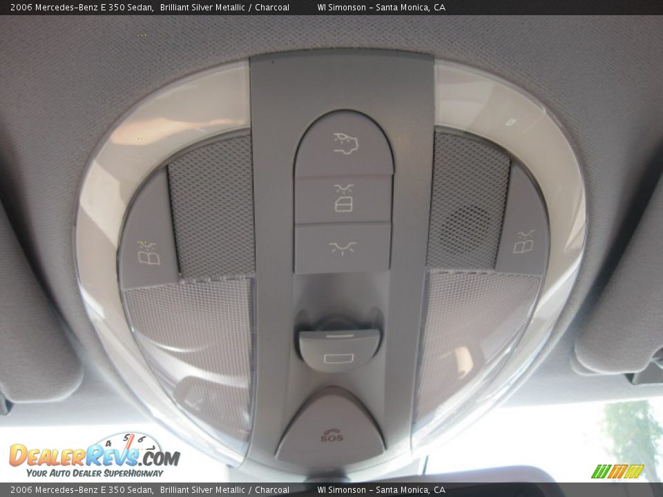 2006 Mercedes-Benz E 350 Sedan Brilliant Silver Metallic / Charcoal Photo #17