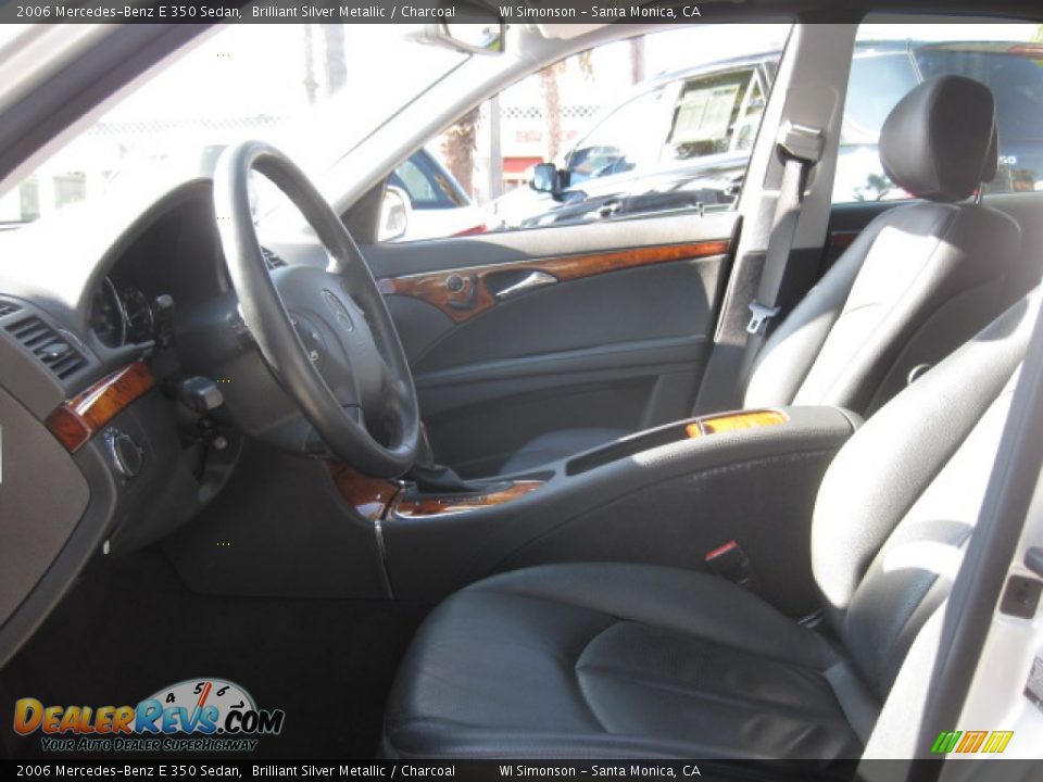 2006 Mercedes-Benz E 350 Sedan Brilliant Silver Metallic / Charcoal Photo #18