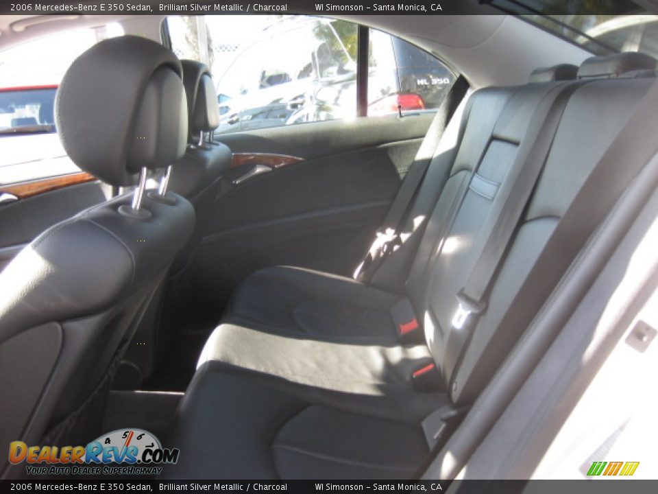 2006 Mercedes-Benz E 350 Sedan Brilliant Silver Metallic / Charcoal Photo #19